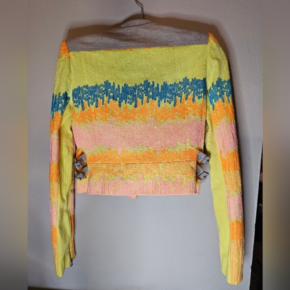 BCBGMaxazria Limited Edition Runway Moto Jacket size XS - Picture 3 of 11